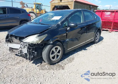 2013 Toyota Prius Two z USA, uszkodzony, nr VIN JTDKN3DU6D5588309
